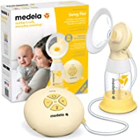 Los mejores  - Medela Extractor de leche eléctrico individual Swing Flex - Diseño compacto- con embudos PersonalFit Flex y tecnología…